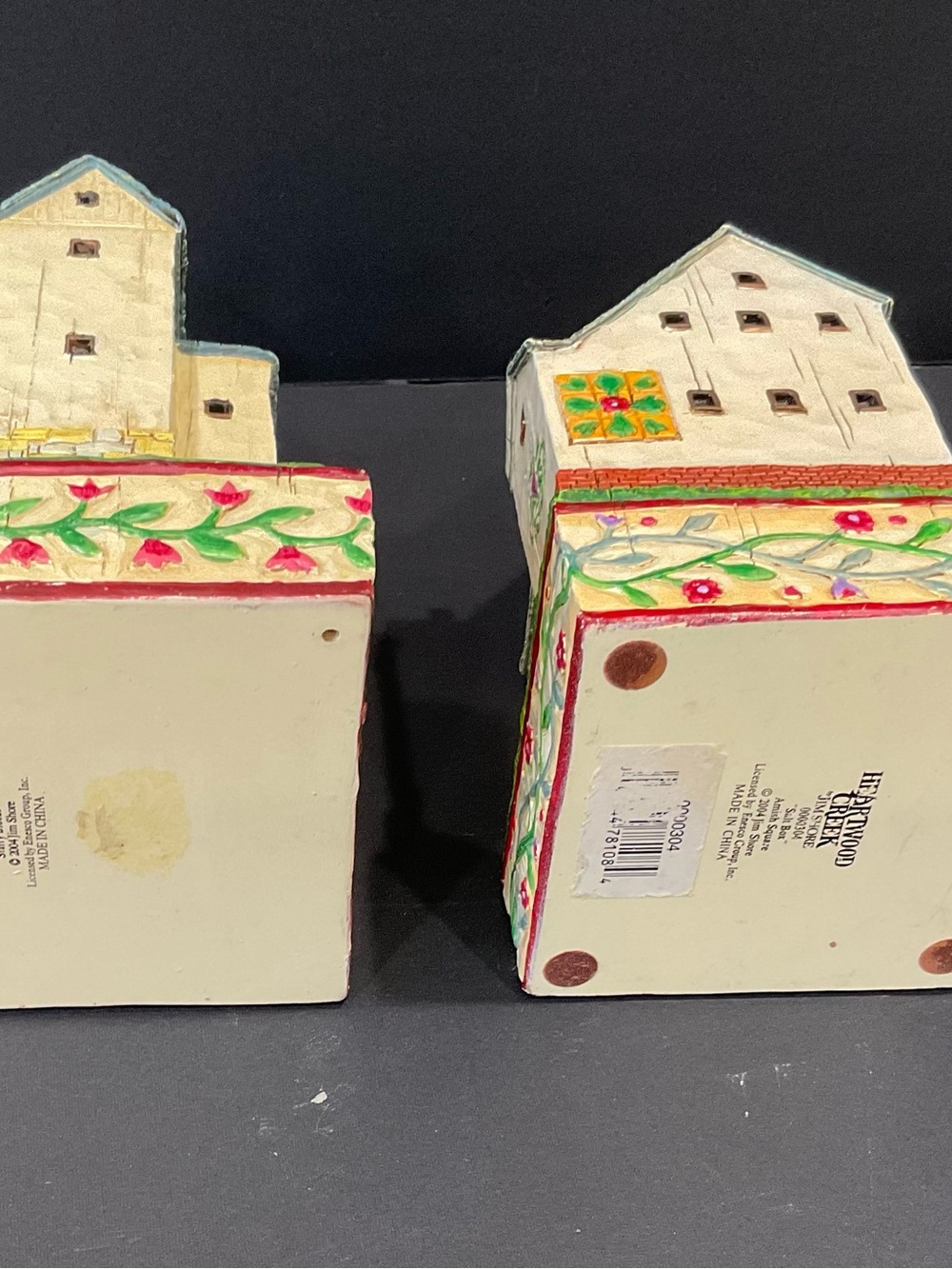 2 JIM SHORE HEARTWOOD CREEK - SALT BOX & FARMHOUSE 2004. Price is for one! - Picture 5 of 7